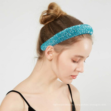 2021 Fashion Baroque Rhinestone Hairband Crystal Headband Girls Hair Hoop with Best Quality